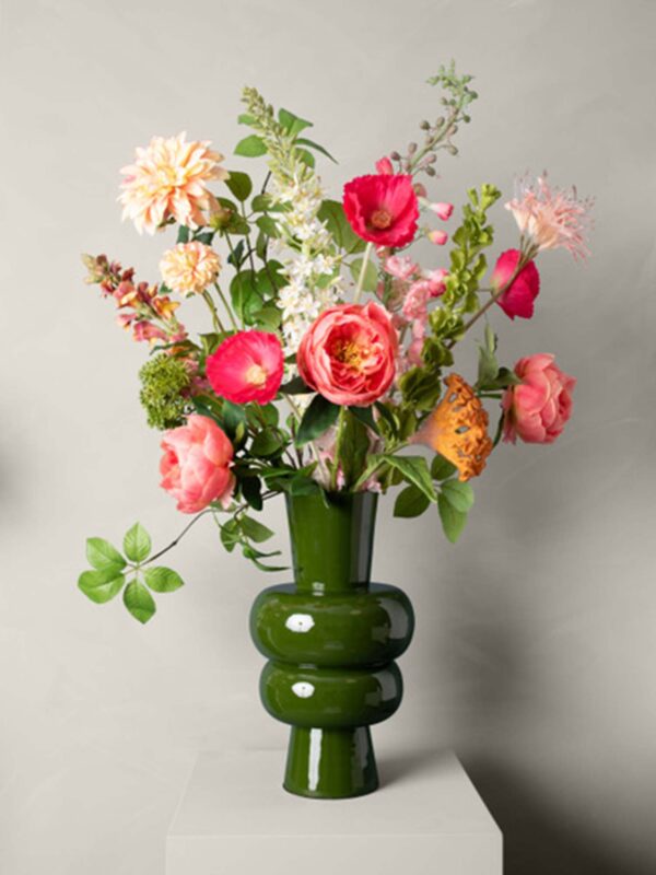Zijden bloemen Hygge Grande Mossgreen - Creme