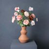 Zijden bloemen Ranonkels roze - Madame Fleurie Boeket - Terra Blush