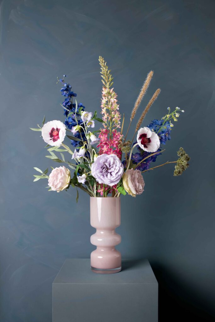 Zijden bloemen boeket - Table D'hote